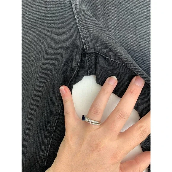 RtA Kiki Kick Flare Cropped Jeans 28 - Picture 5 of 14